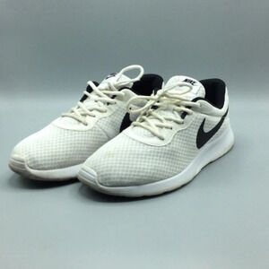 White Nike Tanjun Men’s  12 Sneakers Shoes